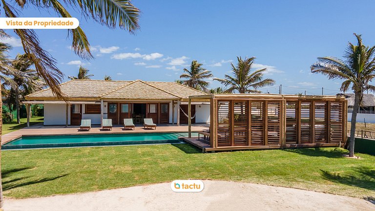 Casa Frente Vista Mar Fortim Ceará Luxosa com 6 Quartos Kite