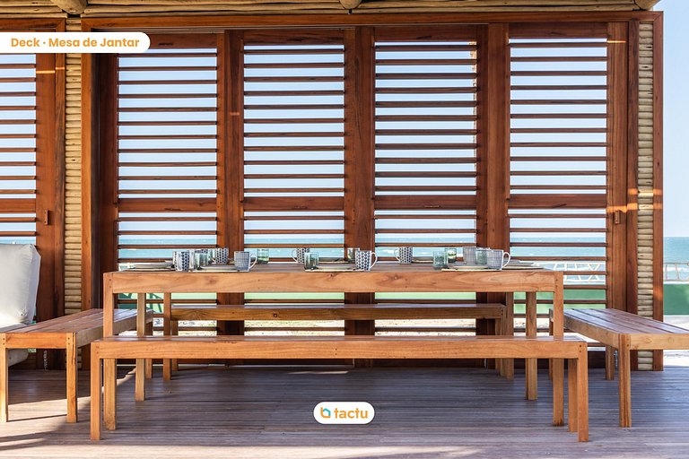 Casa Frente Vista Mar Fortim Ceará Luxosa com 6 Quartos Kite
