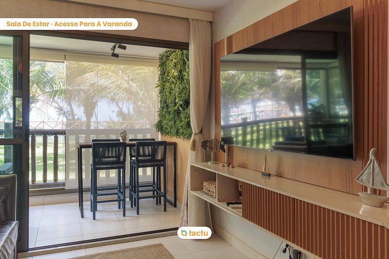 Bangalô térreo de 69 m2 com vista para o mar no VG Sun Cumbu