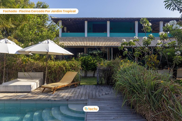 Casa Gracinda, com enorme piscina e jardim em Fortim