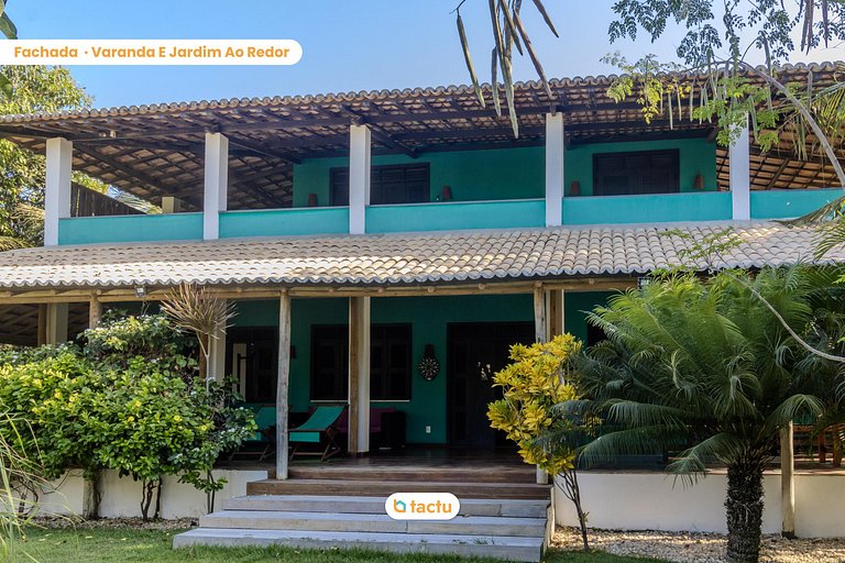 Casa Gracinda, com enorme piscina e jardim em Fortim