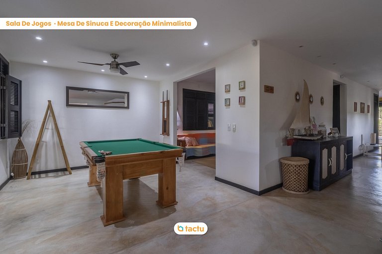 Casa Gracinda, com enorme piscina e jardim em Fortim