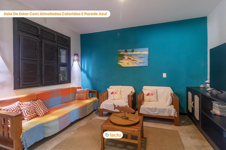 Casa Gracinda, com enorme piscina e jardim em Fortim