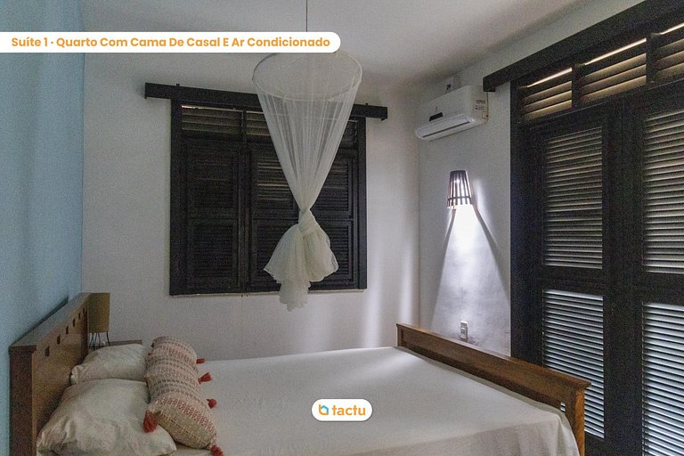 Casa Gracinda, com enorme piscina e jardim em Fortim