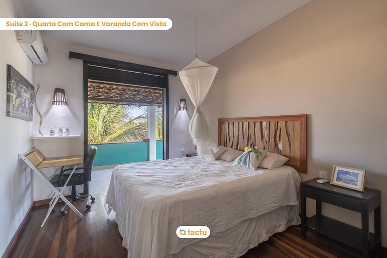 Casa Gracinda, com enorme piscina e jardim em Fortim