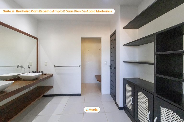 Casa Gracinda, com enorme piscina e jardim em Fortim