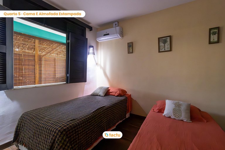 Casa Gracinda, com enorme piscina e jardim em Fortim
